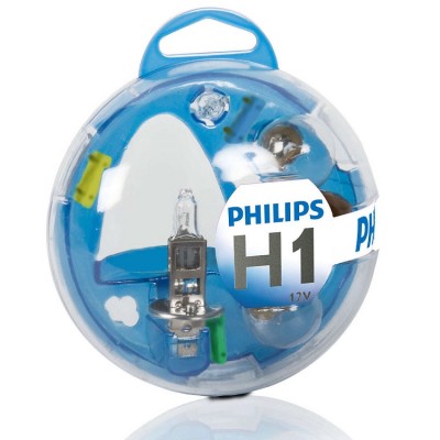 Набор галогеновых ламп Philips H1 Essential Box 55717EBKM